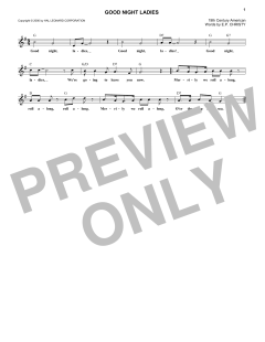 Good Night Ladies von Traditional Music (Download) 
