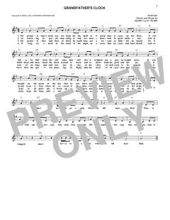 Grandfather's Clock (Download) 