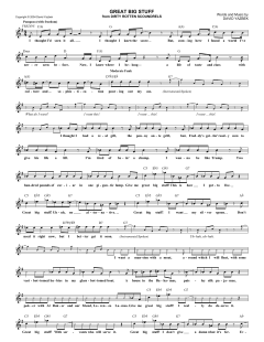 Great Big Stuff von David Yazbek (Download) 