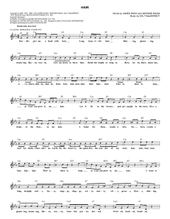 Hair von James Rado (Download) 