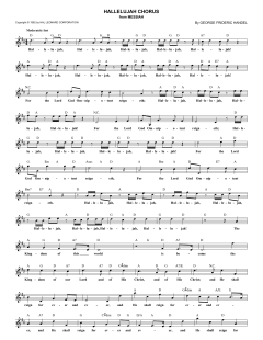 Hallelujah Chorus (Download) 