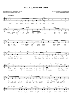 Hallelujah To The Lamb von Don Moen (Download) 