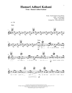 Hamari Adhuri Kahani von Jeet and Arijit Singh Gannguli (Download) 