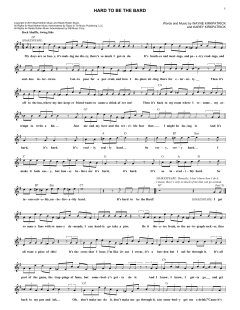 Hard To Be The Bard von Wayne Kirkpatrick (Download) 