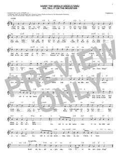 Hark! The Herald Angels Sing / Go, Tell It On The Mountain von Felix Mendelssohn Bartholdy (Download) 