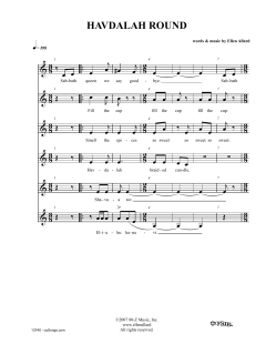 Havdalah Round (Download) 