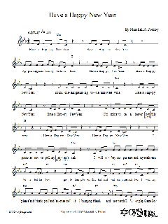 Have a Happy New Year von Marshall Portnoy (Download) 