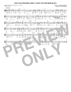 Have You Ever Been Lonely? von George Brown (Download) 