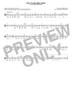 Have You Met Miss Jones? von Richard Rodgers (Download) 