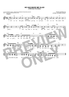 He Has Made Me Glad von Leona Von Brethorst (Download) 