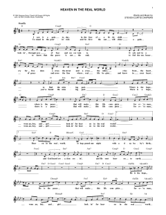Heaven In The Real World von Steven Curtis Chapman (Download) 