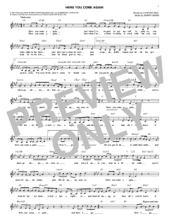 Here You Come Again von Dolly Parton (Download) 