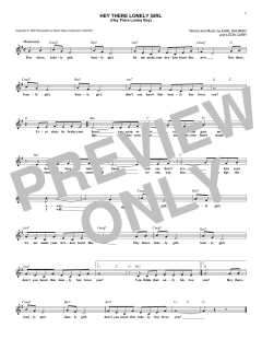 Hey There Lonely Girl von Eddie Holman (Download) 