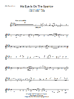 His Eye Is On The Sparrow von Ethel Waters (Download) 