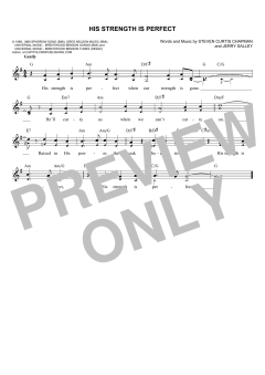 His Strength Is Perfect von Steven Curtis Chapman (Download) 