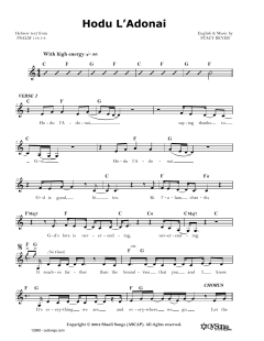 Hodu L'Adonai (Download) 