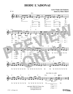 Hodu L'Adonai (Download) 