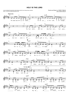 Holy Is The Lord von Chris Tomlin (Download) 