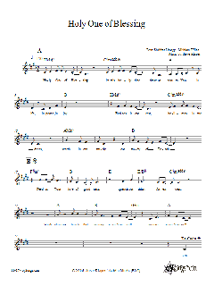 Holy One of Blessing von Steve Klaper (Download) 