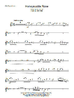 Honeysuckle Rose von Andy Razaf (Download) 