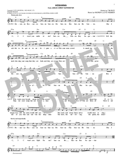 Hosanna von Andrew Lloyd Webber (Download) 