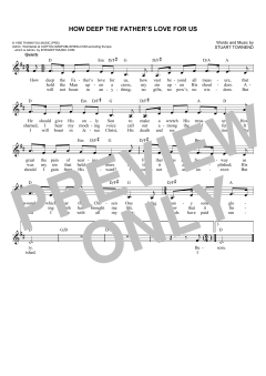 How Deep The Father's Love For Us von Sarah Sadler (Download) 