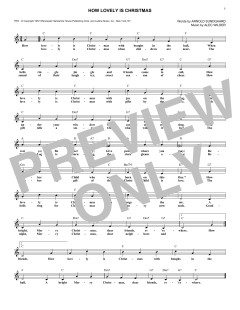 How Lovely Is Christmas von Alec Wilder (Download) 