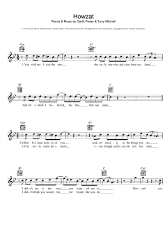 Howzat von Garth Porter (Download) 