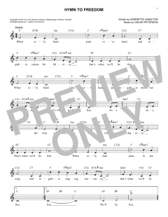 Hymn To Freedom von Oscar Peterson (Download) 
