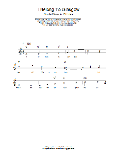 I Belong To Glasgow von Will Fyfee (Download) 