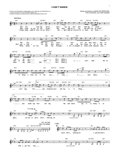 I Can't Dance von Genesis (Download) 