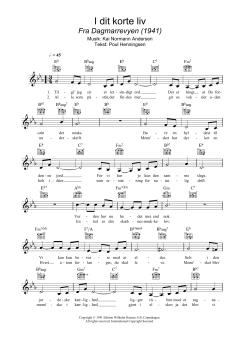 I Dit Korte Liv von Kai Normann Andersen (Download) 