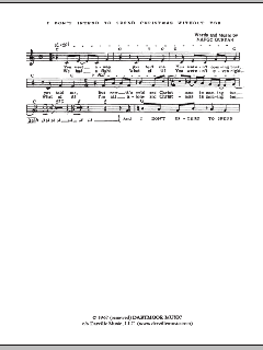 I Don't Intend To Spend Christmas Without You von Margo Guryan (Download) 