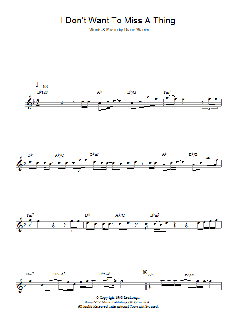 I Don't Want To Miss A Thing von Aerosmith (Download) 