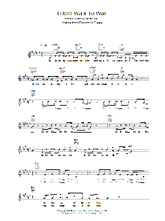 I Don't Want To Wait (Download) 