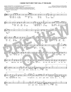 I Guess That's Why They Call It The Blues von Elton John (Download) 