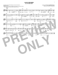 I Have Dreamed von Richard Rodgers (Download) 