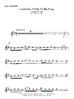 I Just Can't Wait To Be King von Elton John (Download) 