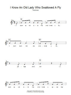 I Know An Old Lady Who Swallowed A Fly von Traditional (Download) 