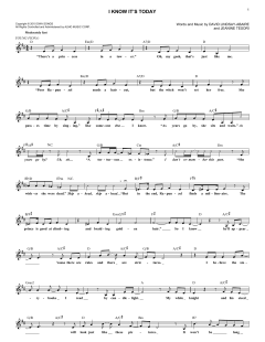 I Know It's Today von Jeanine Tesori (Download) 