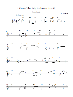 I know That My Redeemer Liveth von Georg Friedrich Händel (Download) 