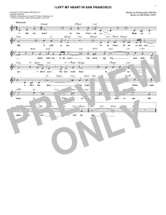 I Left My Heart In San Francisco von Tony Bennett (Download) 