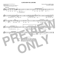 I Love How You Love Me von Barry Mann (Download) 