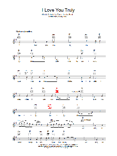 I Love You Truly von Carrie Jacobs Bond (Download) 