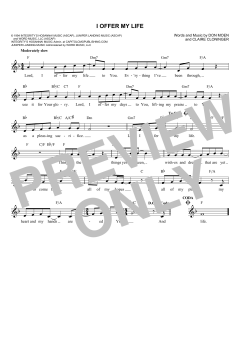 I Offer My Life von Don Moen (Download) 