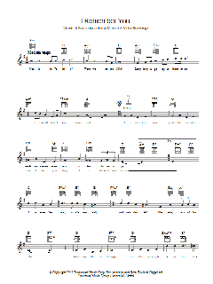 I Remember You von Johnny Mercer (Download) 