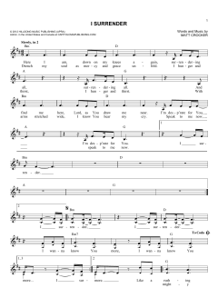 I Surrender von Matt Crocker (Download) 