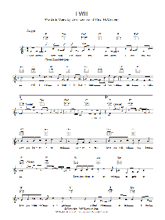 I Will von The Beatles (Download) 