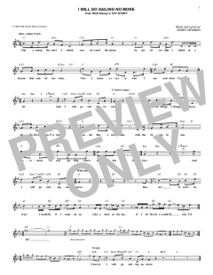 I Will Go Sailing No More von Randy Newman (Download) 