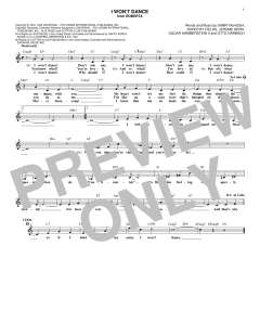 I Won't Dance von Fred Astaire (Download) 